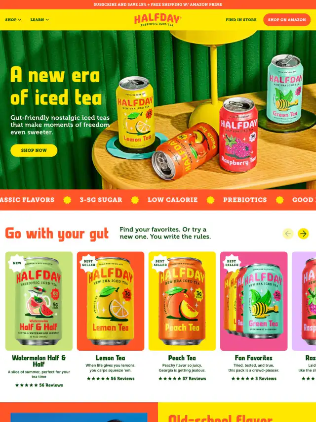 Halfday Tonics project case study