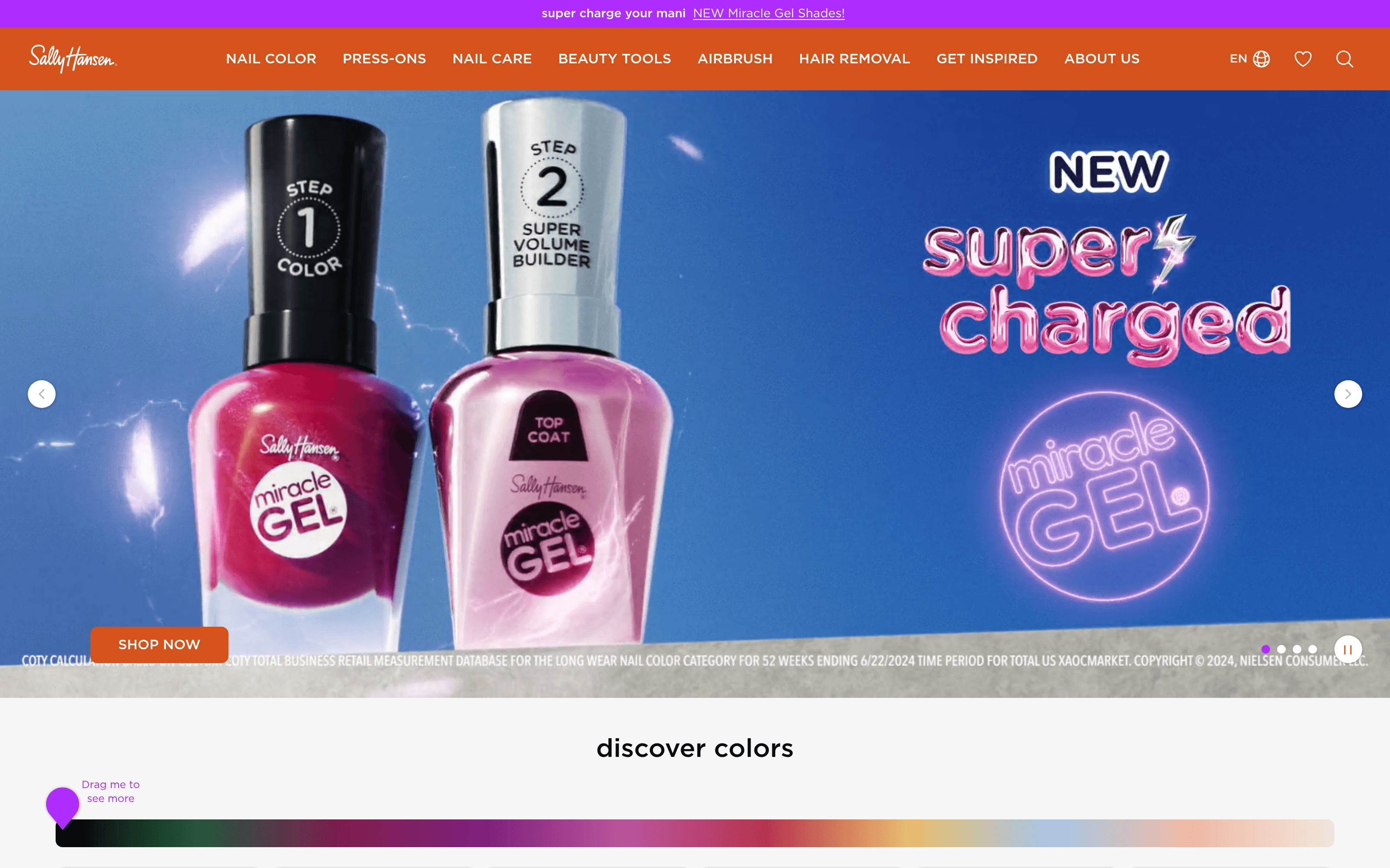 Sally Hansen 首页预览