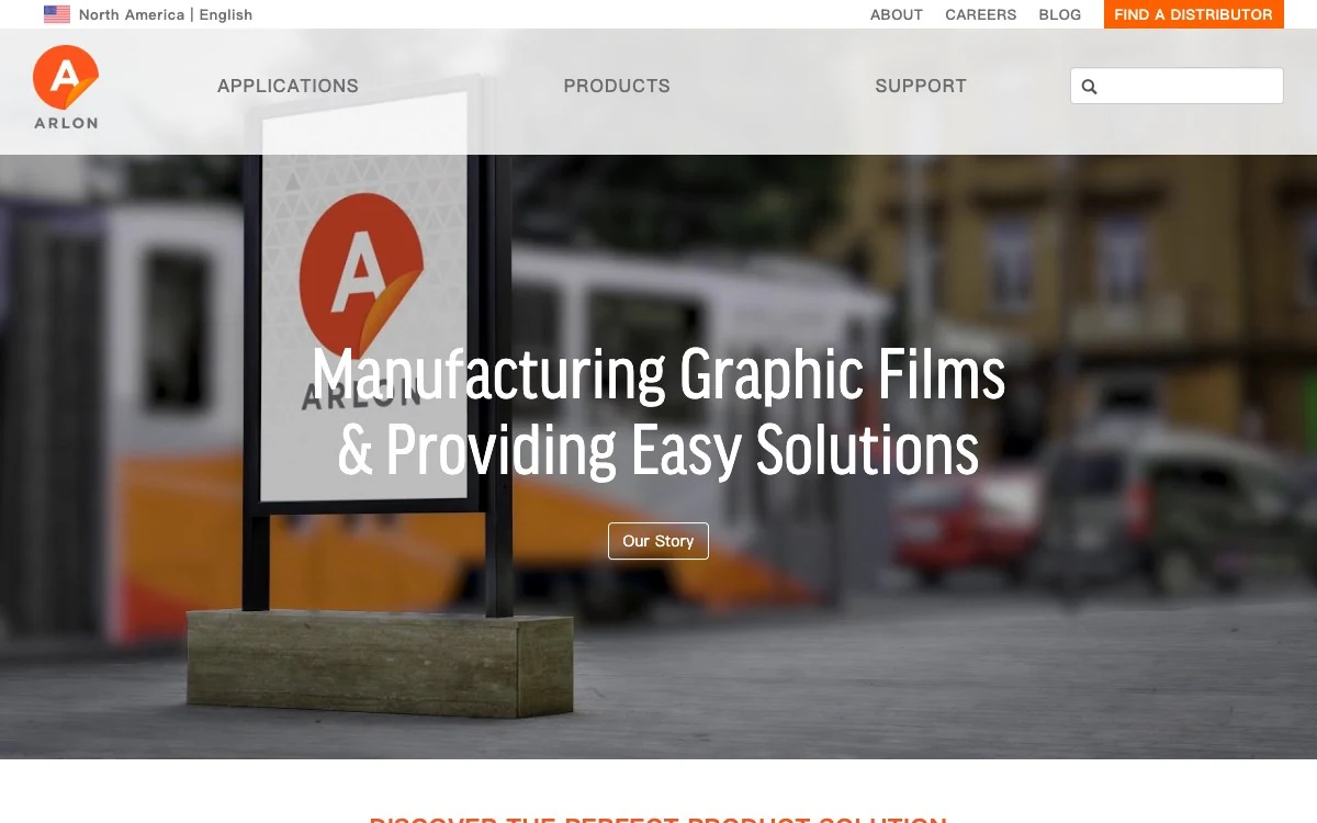 Arlon Graphics homepage