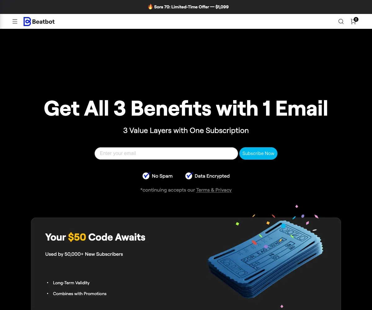 beatbot homepage