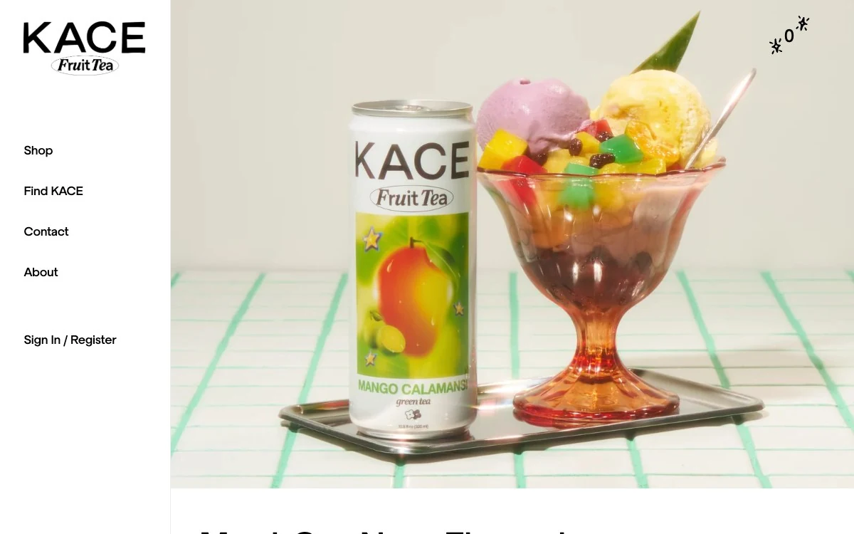Kace homepage