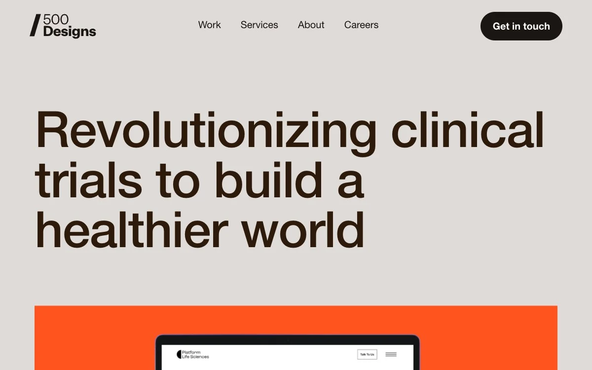 Platform Life Sciences homepage