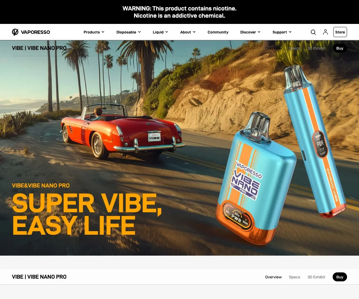 VIBI homepage