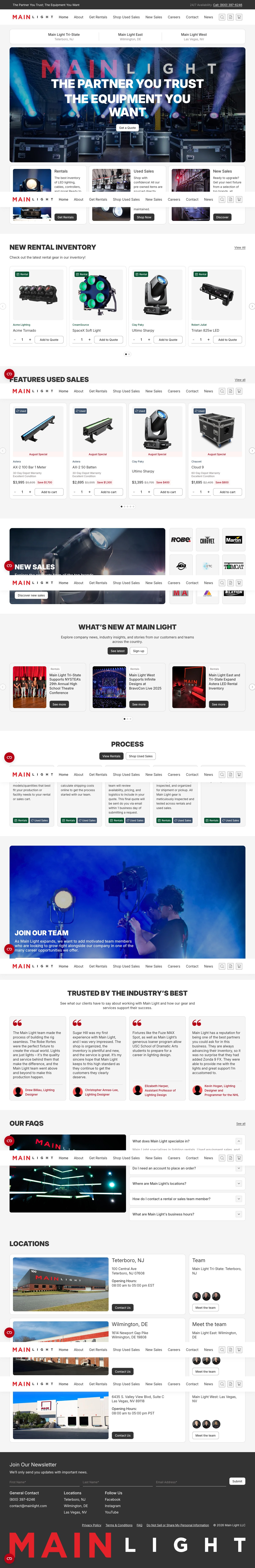 Main Light Homepage PC