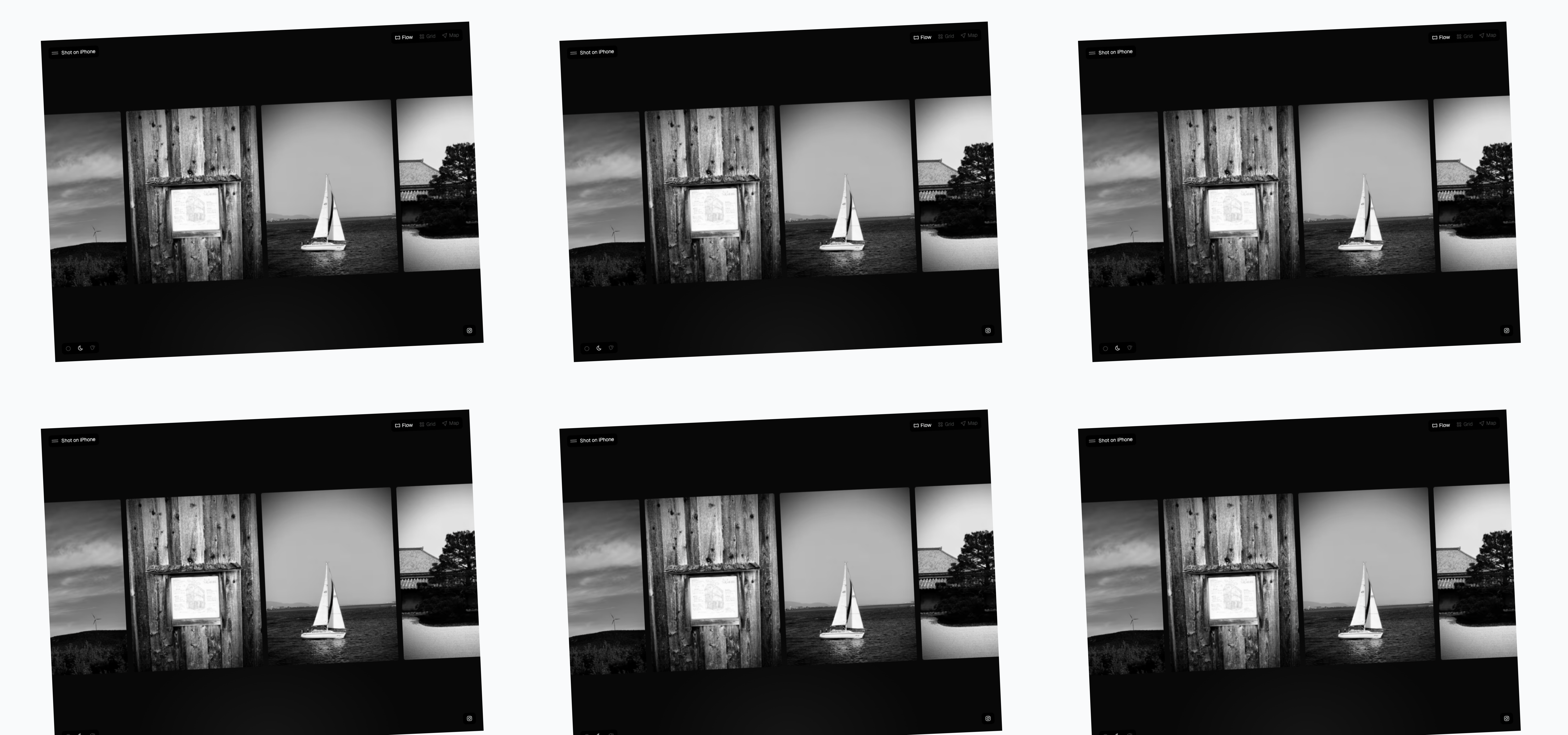 Shot on iPhone desktop page mosaic